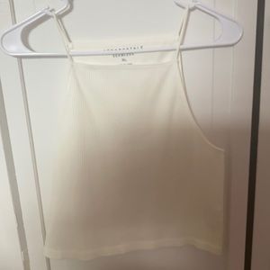 white seamless top cute for summer in a size XL